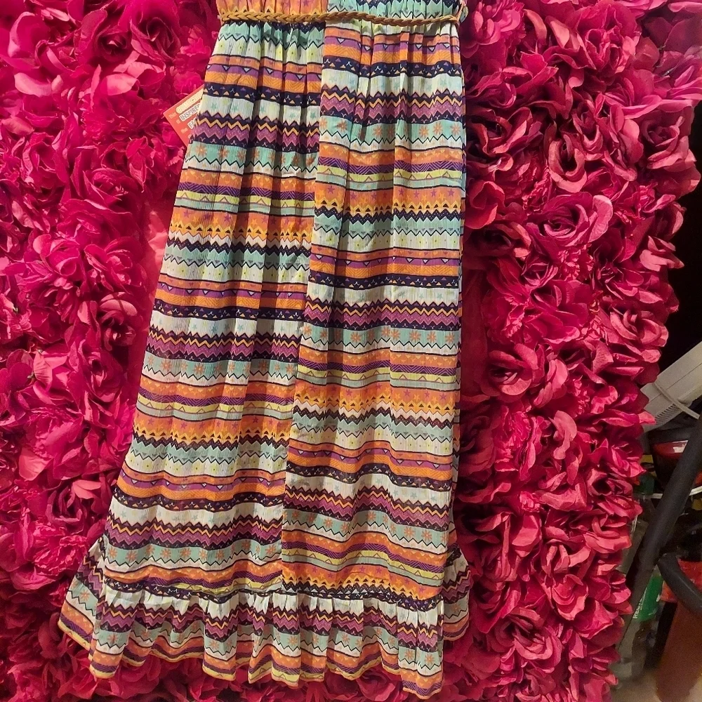 D-Signed 💥 Disney Girls NWT 💥 Size M 10/12 Tribal High/Low maxi skirt